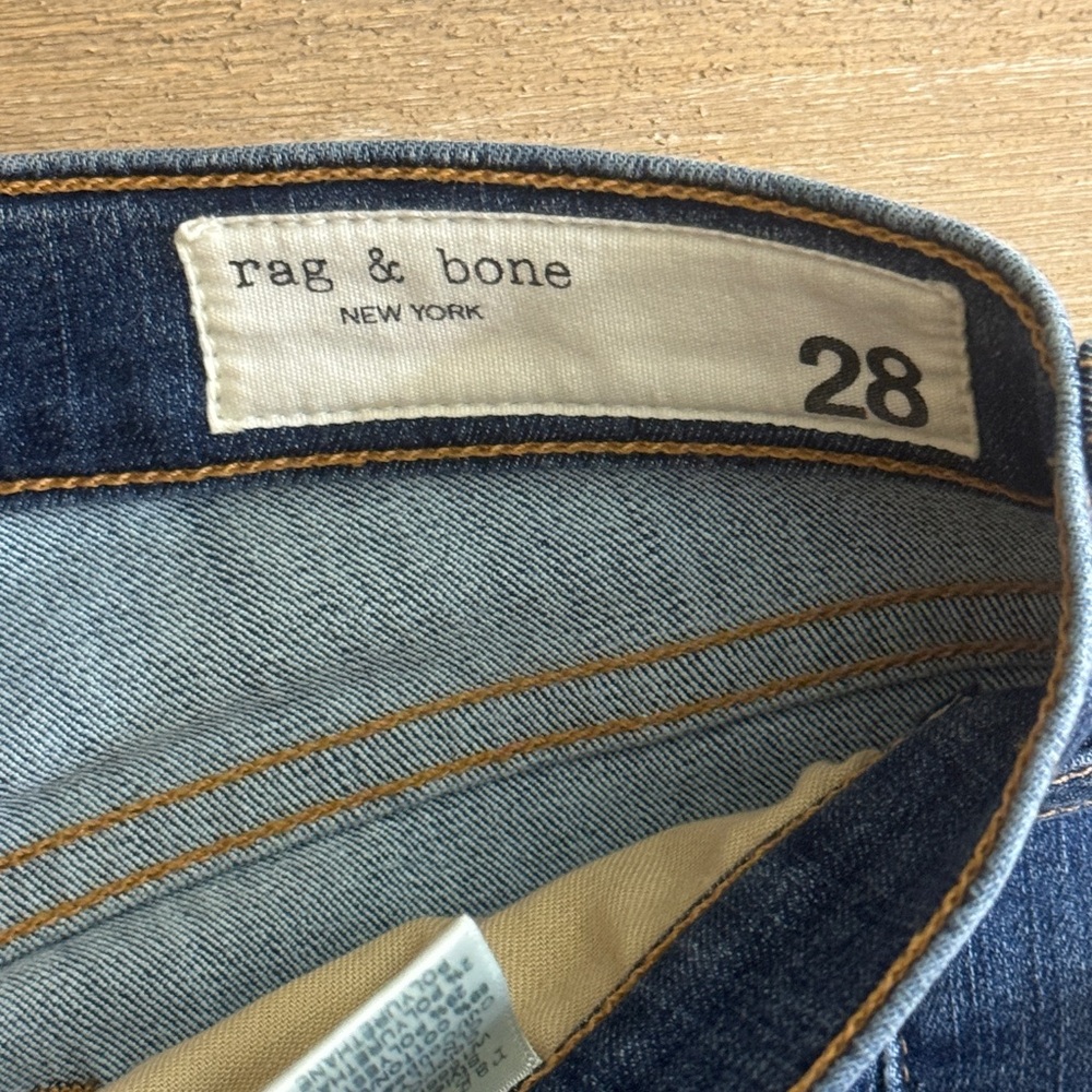 Rag & Bone high rise ankle skinny - Picture 3 of 4